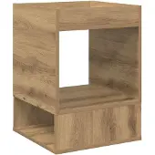 vidaXL Bijzettafel Artisan Eiken 40 x 40 x 56 cm Bewerkt hout
