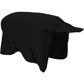 vidaXL Paardendeken Zwart 95 cm Polyester Fleece