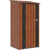 vidaXL Tuinhuizen, bruin, 103 x 86 x 200 cm, metaal