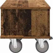 vidaXL TV Stand 37 x 35 x 35 cm Oudhout Bewerkt hout