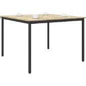 vidaXL Eettafels 110 x 110 x 75 cm Bewerkt hout Sonoma Eiken