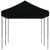 vidaXL Partytent, 292 x 580 x 315 cm, zwart, Oxford-stof
