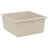 vidaXL Wasbak Beige 430 x 460 mm 80% Kwarts en 20% Hars