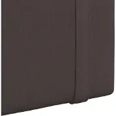 vidaXL Hangend hoofdbord Met LED-verlichting Donkerbruin Stof