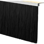 vidaXL Zelfklevende Deurborstels 2 st Wit 100 cm Aluminiumlegering