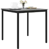 vidaXL Standaardtafel, houten materiaal, vierkant