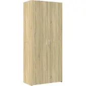 vidaXL Hoge kast 80x42,5x249 cm bewerkt hout sonoma eikenkleurig