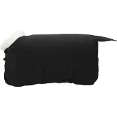 vidaXL Paardendeken Zwart 155 cm Polar fleece
