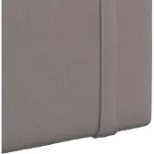 vidaXL Hangend hoofdbord Taupe Stof