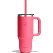 Hydroflask - Travel Tumbler Clear Lid - Isoleerbeker 710 ml, roze