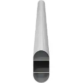 vidaXL Kaststang 2 pcs Zilver 764 x 15 x 29 mm Aluminiumlegering