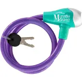 VProDeti kabelslot Minnie junior staal 65 cm paars/turquoise