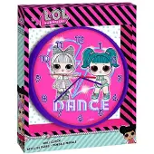 Kids Euroswan Lol Surprise! Wandklok Dance - ø 24 Cm - Roze