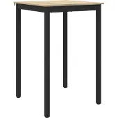 vidaXL Staande Bartafel Bewerkt hout Vierkant