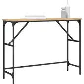 vidaXL Wandtafel 100x32x75 cm bewerkt hout sonoma eikenkleurig