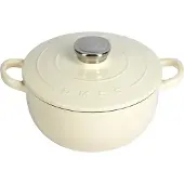 Smeg - Gietijzeren Braadpan - Crème - 24 cm - 4,2 L - Geschikt voor Inductie