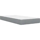 vidaXL Bedframe 100 x 200 cm Lichtgrijs