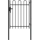 vidaXL Hekpoort BOXTEL 103 x 175 cm Gepoedercoat staal Grijs