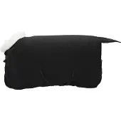 vidaXL Paardendeken Zwart 95 cm Polar fleece