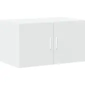 vidaXL Opbergkast 70x42,5x225 cm bewerkt hout wit