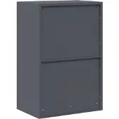 vidaXL Opbergkast Antraciet 60 x 40 x 90 cm Staal