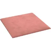 vidaXL Wand Hoofdbord 12 st Roze Fluweel