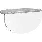 vidaXL Wandplank Muurmontage Beton Grijs 38 x 19 x 19 cm Bewerkt hout