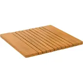 vidaXL Badmat Naturel 50 x 52 cm Massief Acacia Hout