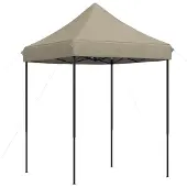 vidaXL Partytent Taupe 200 x 200 x 306 cm Oxford Stof
