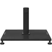 vidaXL Parasolstandaard, 25,95 kg, zwart, vierkant