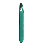 vidaXL Hangend hoofdbord Turquoise Fluweel