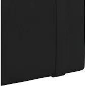 vidaXL Hangend hoofdbord Met LED-verlichting Zwart Stof
