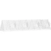 vidaXL Kippenhok zilver 430 x 100 x 85 cm Gegalvaniseerd staal