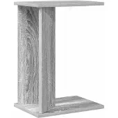 vidaXL Bijzettafel Grijs Sonoma 35 x 25 x 50 cm Bewerkt hout