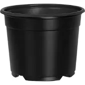 vidaXL Ronde Bloempot 200 st Zwart Ø 10 x 8 cm Kunststof