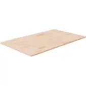 vidaXL Wastafelblad 100x60x1,5 cm onbehandeld massief