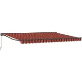 vidaXL Zonnescherm Frame Oranje en Zwart 450 × 300 cm