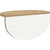 vidaXL Wandplank Muurmontage Artisan Eiken 38 x 19 x 19 cm