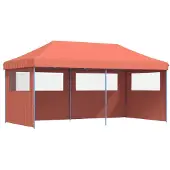vidaXL Partytent Terracotta 292 x 580 x 315 cm Oxford Stof