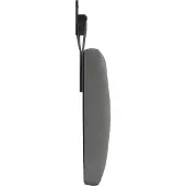 vidaXL Hangend hoofdbord Met LED-verlichting Donkergrijs Fluweel