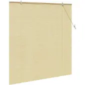 vidaXL Rolgordijn Natuur 150 x 160 cm Bamboe