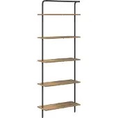 vidaXL Boekenplank 5-laags 60 x 24 x 168 cm Bewerkt hout Artisan Eiken