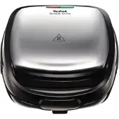 SEB SW341D12 - sandwichmaker - 700 W vermogen, roestvrijstalen platen met anti-aanbaklaag