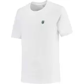 K-swiss Tennisshirt Men Hypercourt Print Crew 4 White-M