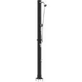 vidaXL Buiten Zonne-douche 20 l PVC en Aluminium Zwart
