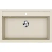 vidaXL Wasbak Graniet 795 x 505 mm Beige