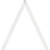 vidaXL Kinderbedhuisje 199x95,5x88 cm massief grenenhout wit
