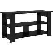 vidaXL TV-stand Zwart Eiken 100 x 40 x 50 cm