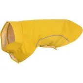 vidaXL Hondenregenjas met reflecterende strips polyester geel M