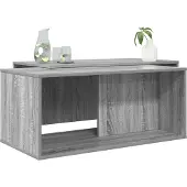 vidaXL Koffietafel Set 2 st Grijs Sonoma 90 x 48 x 40 cm Bewerkt hout